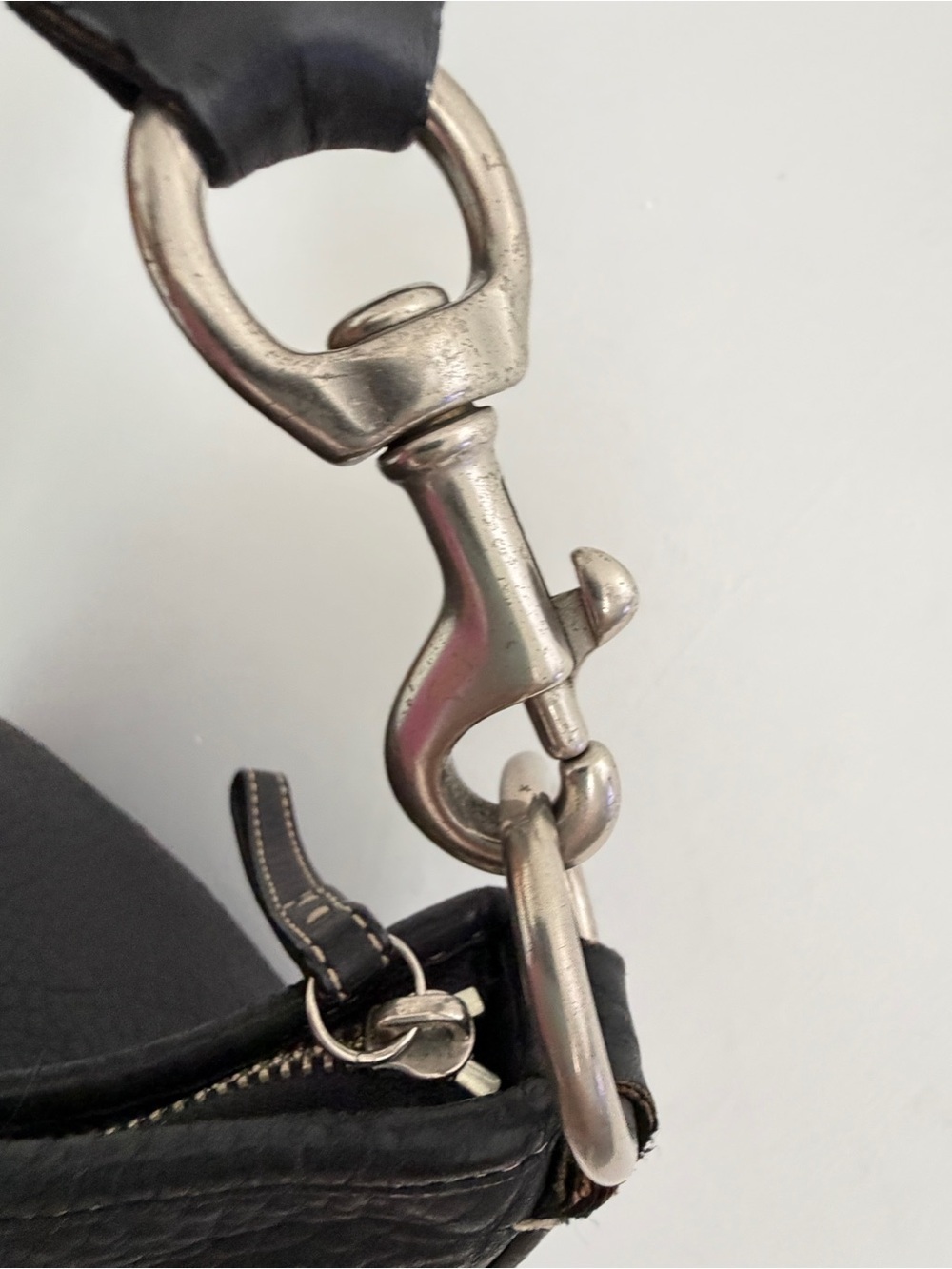Vintage Coach F13094 Hobo Black Leather Shoulder/Hand Bag Retail $349 - Picture 9 of 16